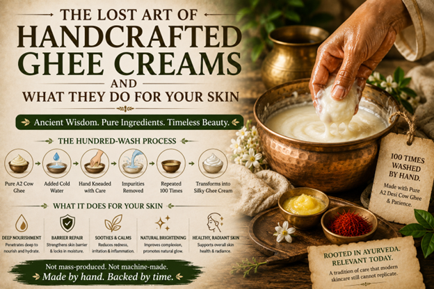 The Lost Art of Handcrafted Ghee Creams and What They Do for Your Skin